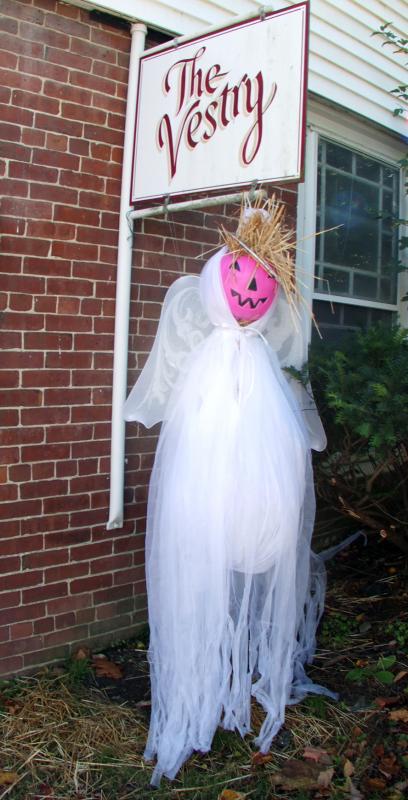 The East Boothbay Methodist Church’s angel. SUZI THAYER/Boothbay Register
