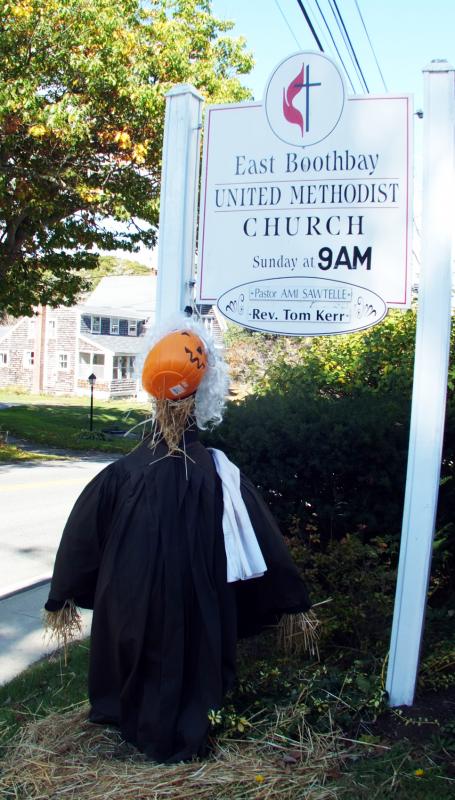 John Wesley, the Anglican divine and theologian who founded Methodism, is at the East Boothbay Methodist Church. SUZI THAYER/Boothbay Register