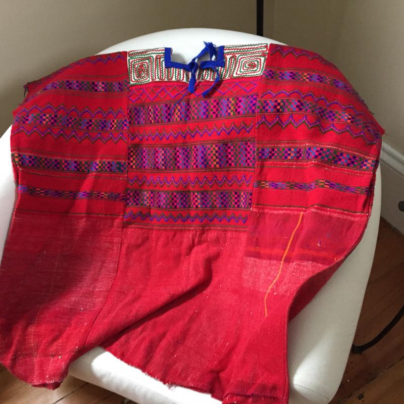 A huipi, or blouse, from a village in Guatemala. SUZI THAYER/Boothbay Register