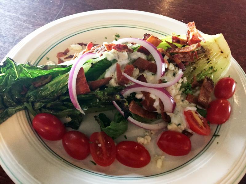 A wedge salad from McSeagull’s. SUZI THAYER/Boothbay Register