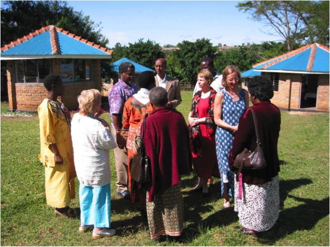 Patty Seybold with other members of the African Rural University Council. Courtesy of Patty Seybold