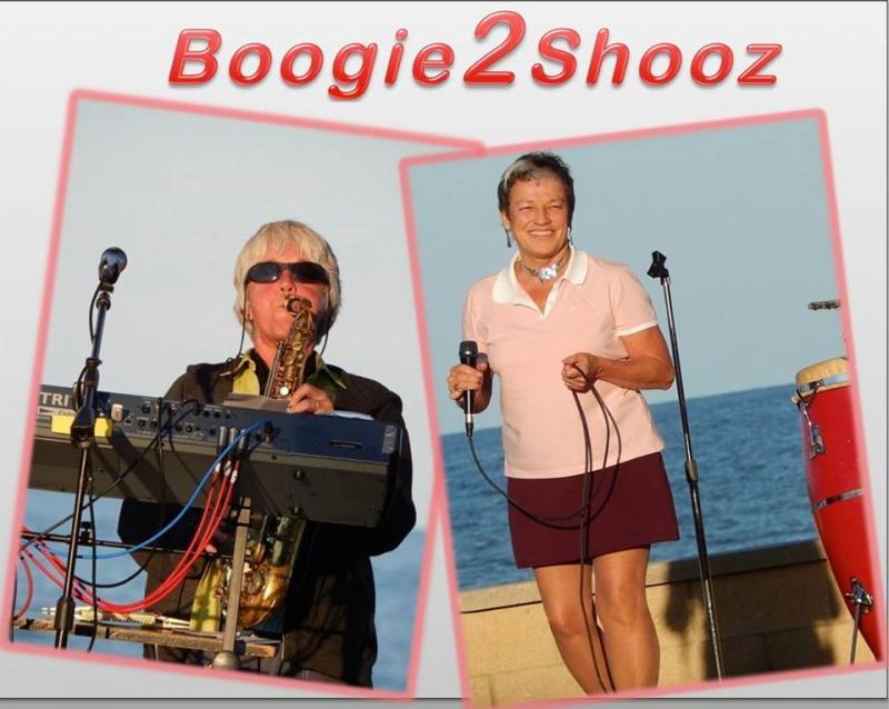 Boogie 2 Shooz entertains at Whale’s Tale on April 25.
