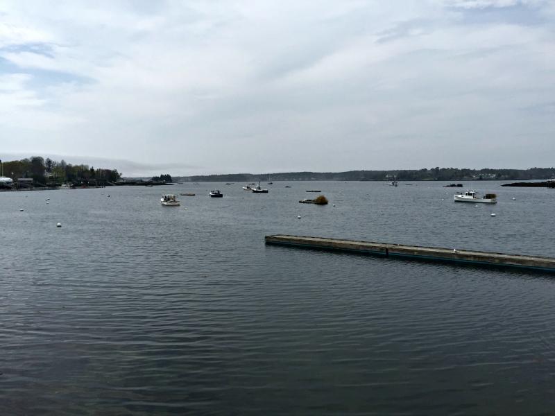 The view from the Cod's Head Fish House & BBQ. KATRINA CLARK/Boothbay Register