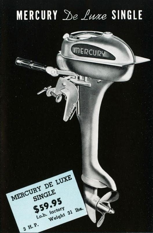 On Wednesday, June 17 at 7 p.m. the Boothbay Railway Village will host an illustrated lecture on the foundations of outboard motor development. West Boothbay Harbor summer resident Larry Stevenson is a passionate collector and will bring along examples of each brand from his personal collection of vintage outboards. This illustration is from a 1940 Mercury catalog in Larry’s collection and demonstrates the early influence of streamlining on outboard design.