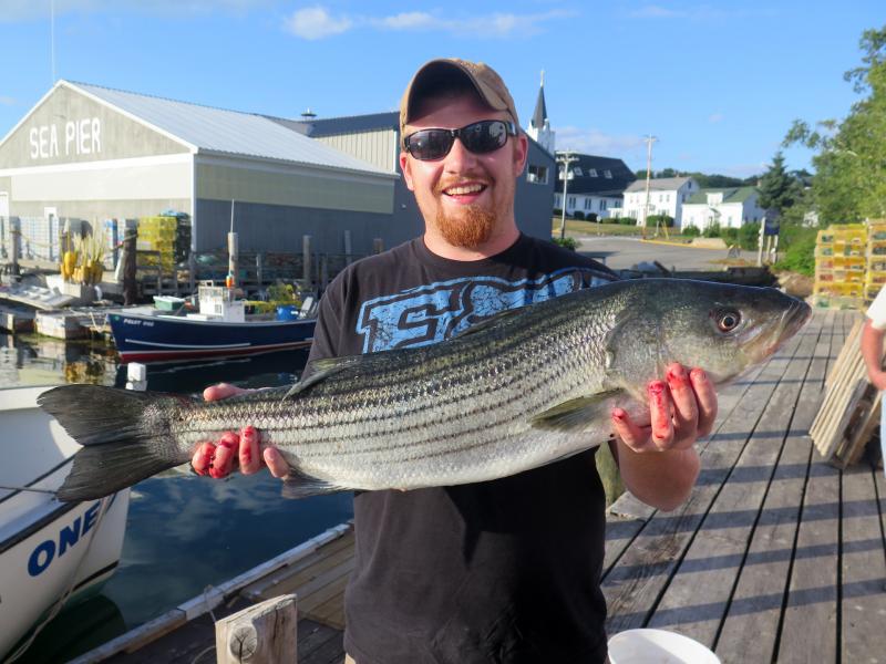 Troy Cushing with his second place fish. Courtesy of Steve Rubicam