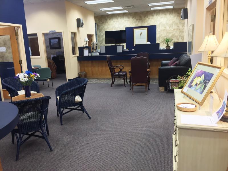 Upon entering the new community center space, you'll be greeted with a number of choices for socializing. SUZI THAYER/Boothbay Register