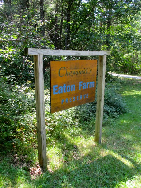 The entrance into the Eaton Farm Preserve on the Ready Point Road, Wiscasset owned and maintained by Chewonki Foundation. The preserve has two trails, the South Loop and North Loop. PHIL DI VECE/Wiscasset Newspaper