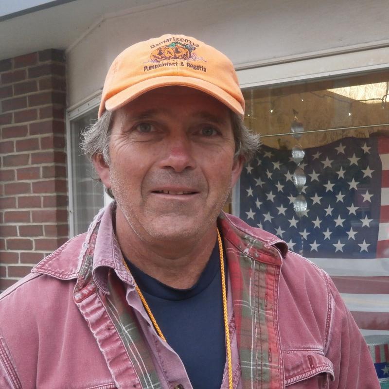 Pumpkinfest co-organizer Buzz Pinkham. ART MAYERS/Boothbay Register