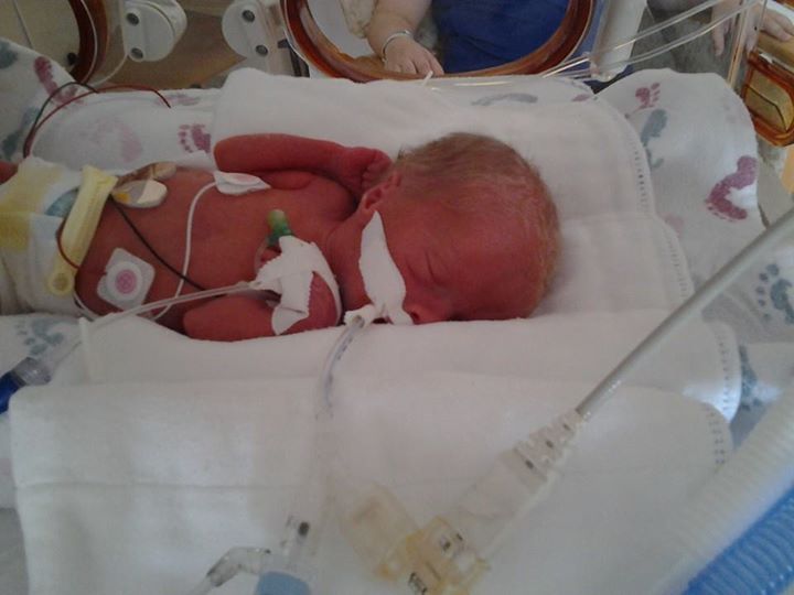 Baby Gabriel is growing stronger every day, according to mother Lynnette Adams Mayotte. Courtesy photo