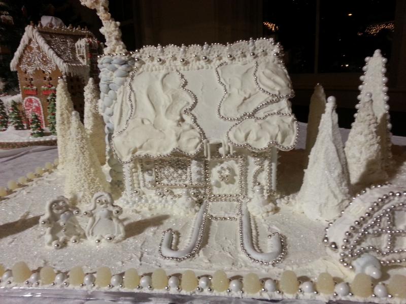 Carly Crewall’s white on white with silver gingerbread took First Place in 2014. What creative confection will win this title in 2015? Photos courtesy of Cathy Sherrill Carly Crewall’s First Place gingerbread 2014