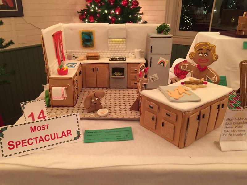 The Tables are Turned: Gingerbread people making human cookies, by the Sugar Mamas: Dana Paolillo, Tobi Nevers, Kathryn Sullivan and friends! Most Spectacular 2015 Gingerbread
