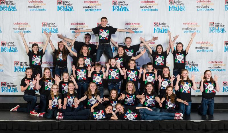 Boothbay Region YMCA Y-Arts students at the 2016 Junior Theater Festival. James Barker photos Boothbay Region YMCA Y-Arts 2016