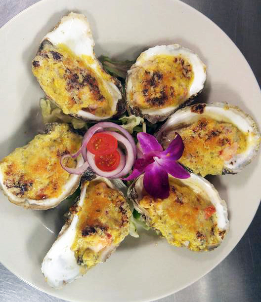Oysters Lobsterfeller. Courtesy of Michael Shirley