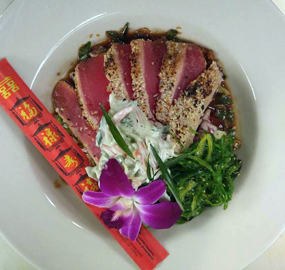 Sesame tuna appetizer. Courtesy of Michael Shirley