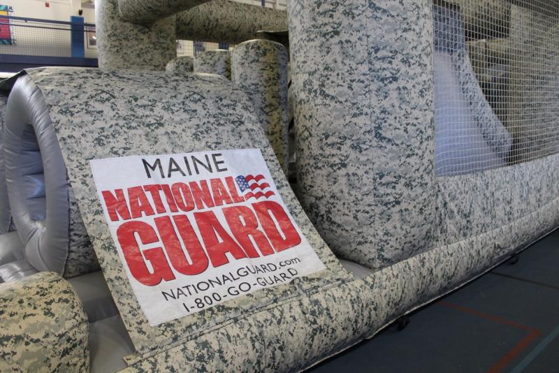 The National Guard Fitness Challenge at BRHS Wellness Day. Courtesy of Noah Sherburne