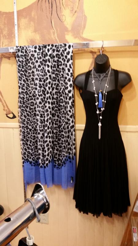 The little black dress – available at Slick’s in Boothbay Harbor.