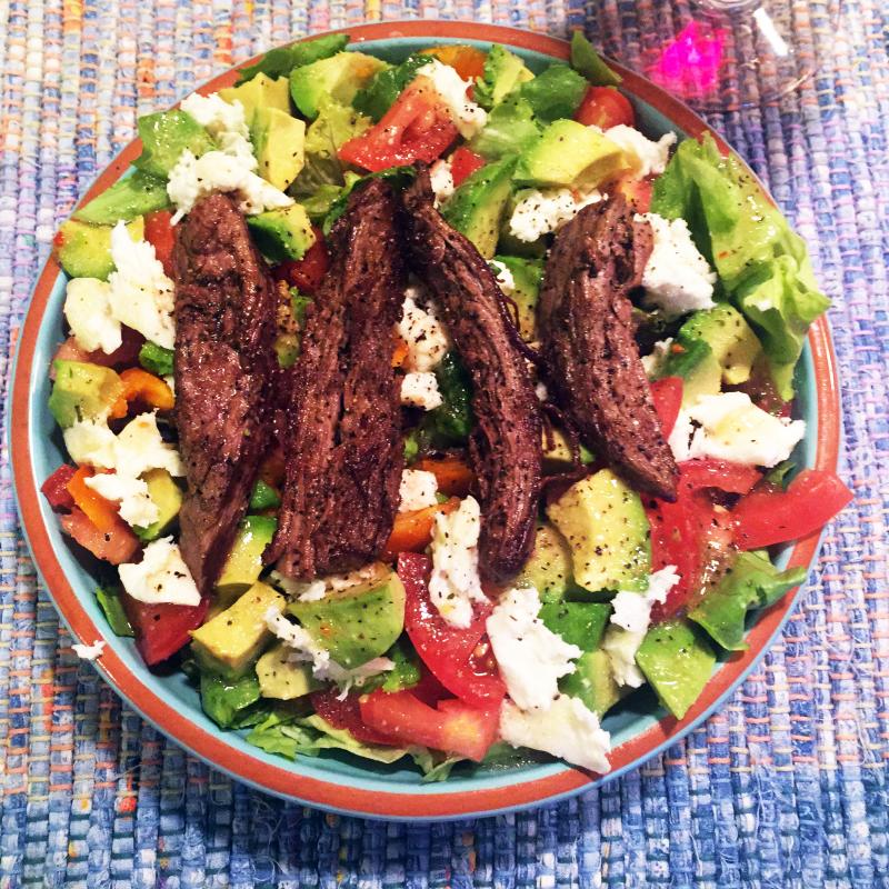 I have a hot salad for dinner at least a couple times a week, and I never get tired of it. SUZI THAYER/Boothbay Register