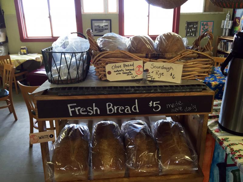Breads are baked daily at the Sheepscot General Store. SUE MELLO/Boothbay Register