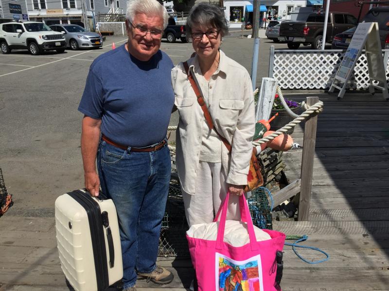Roxy and Bob Moody, originally from St. Louis, but now from Lyman, Maine. SUZI THAYER/Boothbay Register