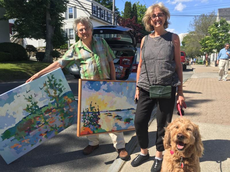 Donna and Henry Issacs and their girl, Ruby, from Little Cranberry Island and Portland. SUZI THAYER/Boothbay Register