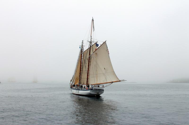 Photo of a Windjammer. SUZI THAYER/Boothbay Register