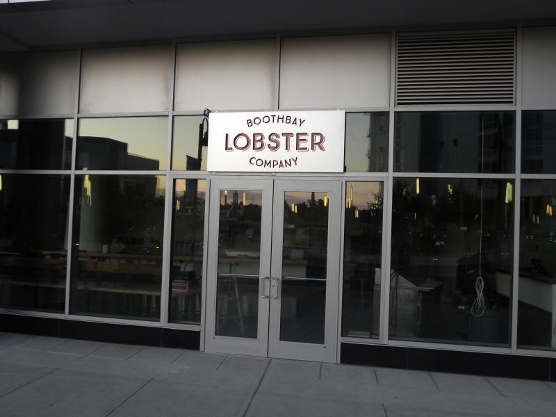 The outside of the soon-to-open Boothbay Lobster Company in Stamford, Connecticut. Courtesy of Willie Craig
