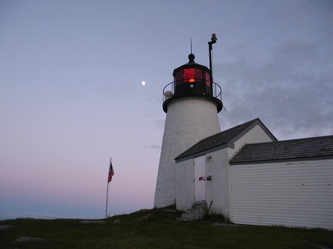 The Burnt Island Lighthouse in Southport will turn 200 in 2021 and is Maine’s oldest original lighthouse. Courtesy of Elaine Jones