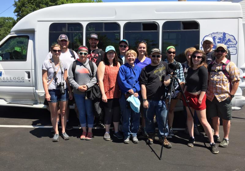 On June 22 this group of photography students and their professor, from Battle Creek, Michigan, were in Boothbay Harbor for some lessons in photography. SUZI THAYER/Boothbay Register