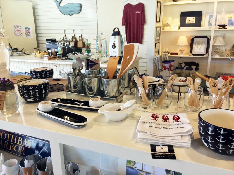 The Rayles take pride in both their shops being bright and clean. SUZI THAYER/Boothbay Register