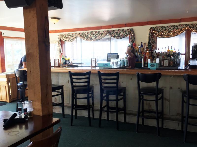 If three full service bars weren’t enough, this year a large new bar was added on the second floor overlooking the harbor. SUZI THAYER/Boothbay Register