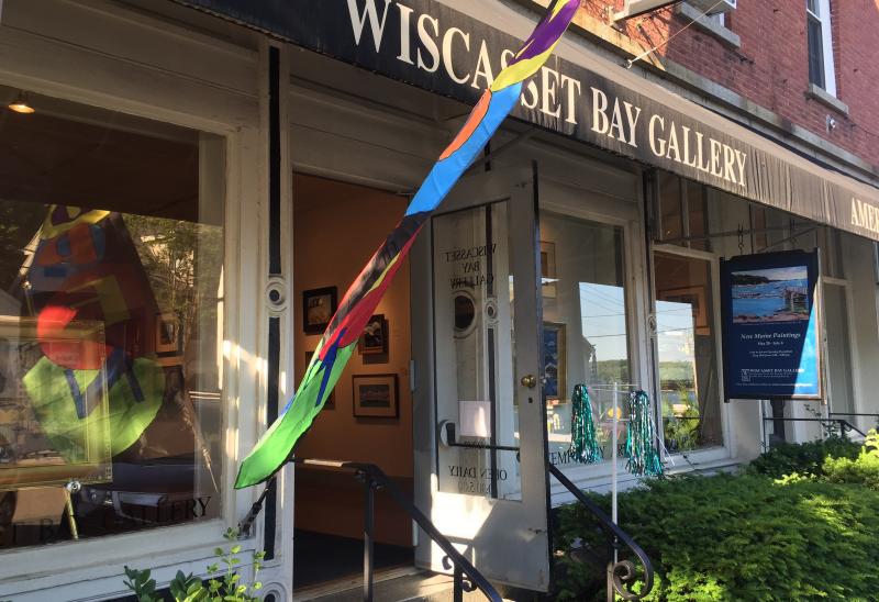 Wiscasset Bay Gallery storefront. SUZI THAYER/Wiscasset Newspaper