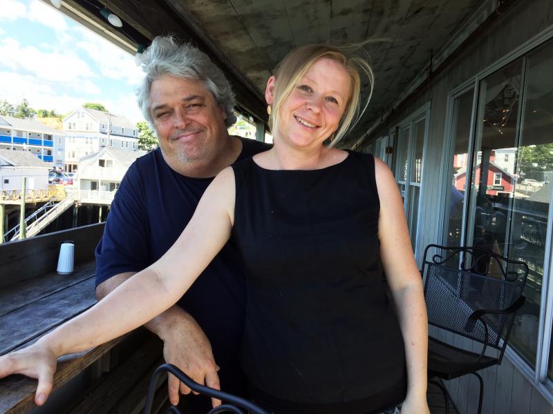 Ralph and Elena Smith are celebrating the fifth year of their restaurant, The World is Mine Oyster, in Boothbay Harbor. SUZI THAYER/Boothbay Register