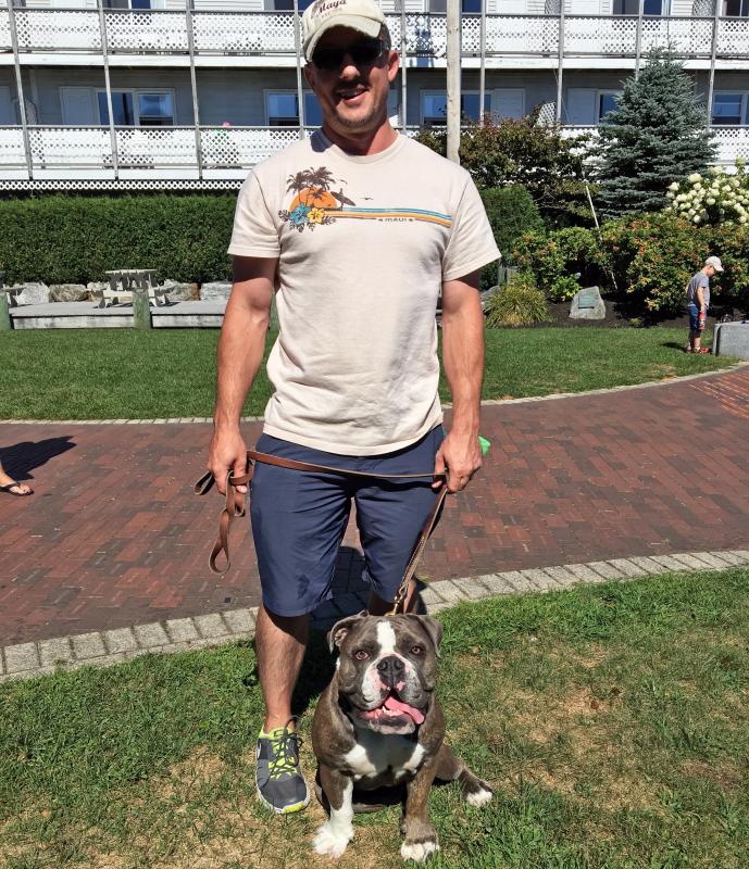 Adam Mueller brought the beautiful Roxie to Boothbay Harbor from Framingham, Massachusetts. SUZI THAYER/Boothbay Register