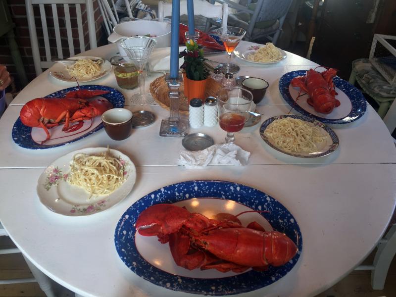 A typical Saturday night at the cottage. SUZI THAYER/Boothbay Register