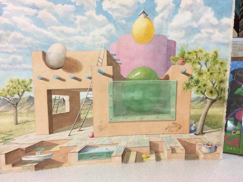 Another piece by Allan Walton, “Tesuque.”
