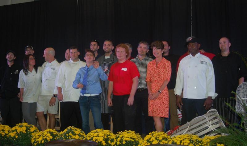 Lobster chefs at the 2016 Claw Down event. ART MAYERS/Boothbay Register