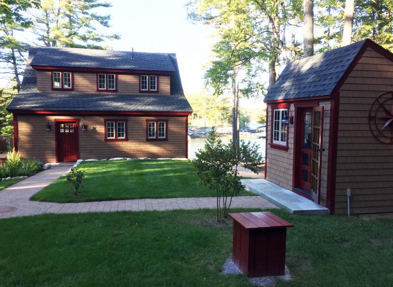 Eileen Moran’s new house and ‘plein air’ office. SUZI THAYER/Boothbay Register