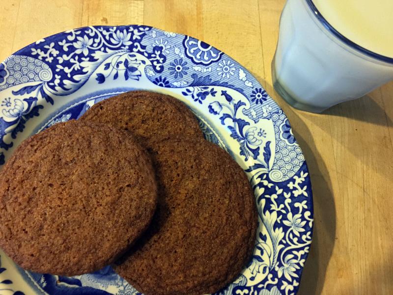 Ginger cookies and milk. No manhattan needed. SUZI THAYER/Boothbay Register