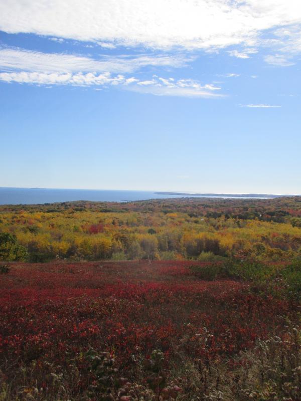 Looking towards Penobscot Bay from the summit of Beech Hill Preserve. PHIL DI VECE/Wiscasset Newspaper
