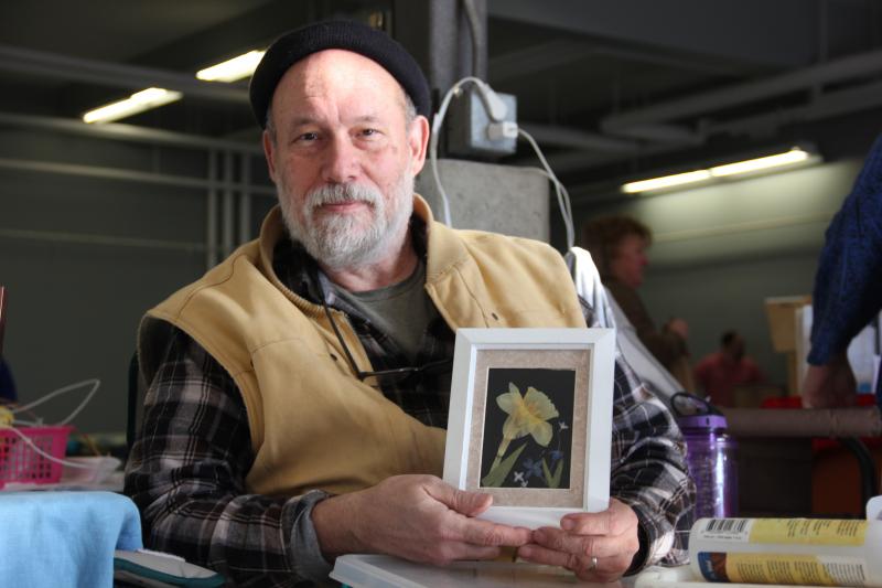 A craft fair participant. DIANE DORBIN/Boothbay Register Harbor Lights 2016, craft fair