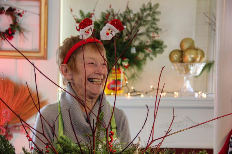 Spirits are bright. DIANE DORBIN/Boothbay Register Harbor Lights 2016, Festival of Trees