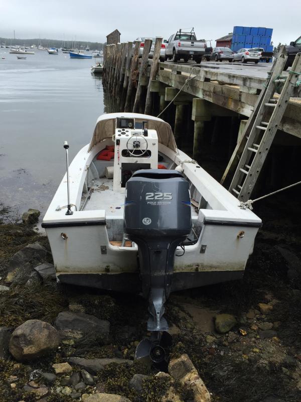 An accident involving this boat was one of the top 20 news stories of 2016. SUE MELLO/Boothbay Register
