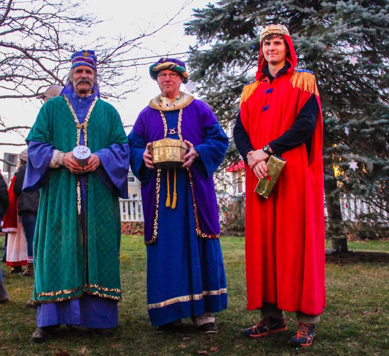 Three wise men. DIANE DORBIN/Boothbay Register Harbor Lights 2016