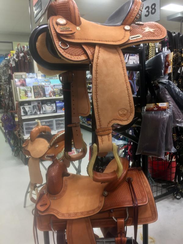 Saddles, along with just about every other horse supply, can be found. SUZI THAYER/Boothbay Register