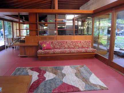 Among Sanchez’s design projects is the the Adelman house, designed by Frank Lloyd Wright, in Fox Point, Wisconsin. Courtesy of Ron Sanchez
