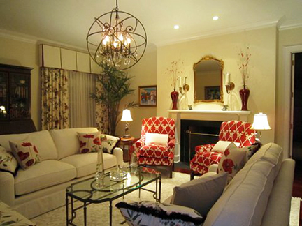 Interior design by Ron Sanchez at an East Hampton estate. Courtesy of Ron Sanchez