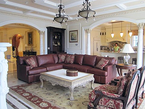 Interior design by Ron Sanchez at a Long Island estate. Courtesy of Ron Sanchez