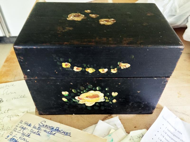 The recipe box containing most of the recipes I’ve shared was given to me by my first mother-in-law many, many years ago. SUZI THAYER/Boothbay Register