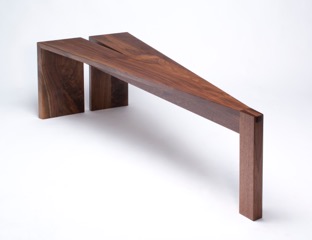 V Bench. Courtesy of Eben Blaney