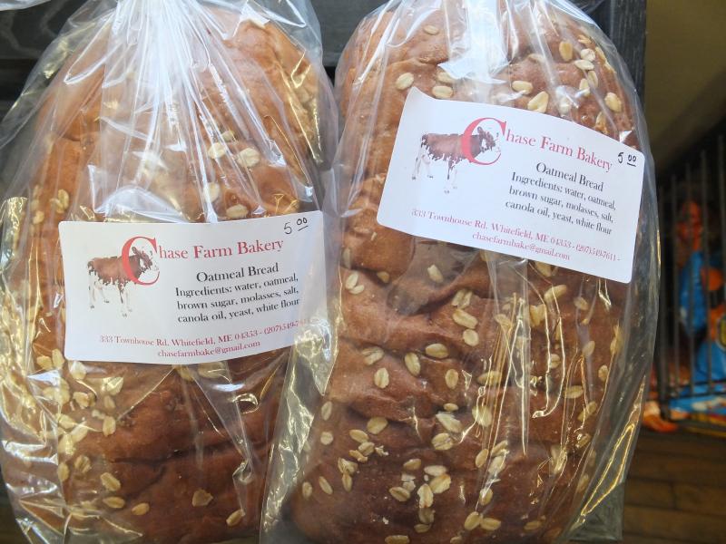 Organic breads at The Alna General Store. LISA KRISTOFF/Boothbay Register
